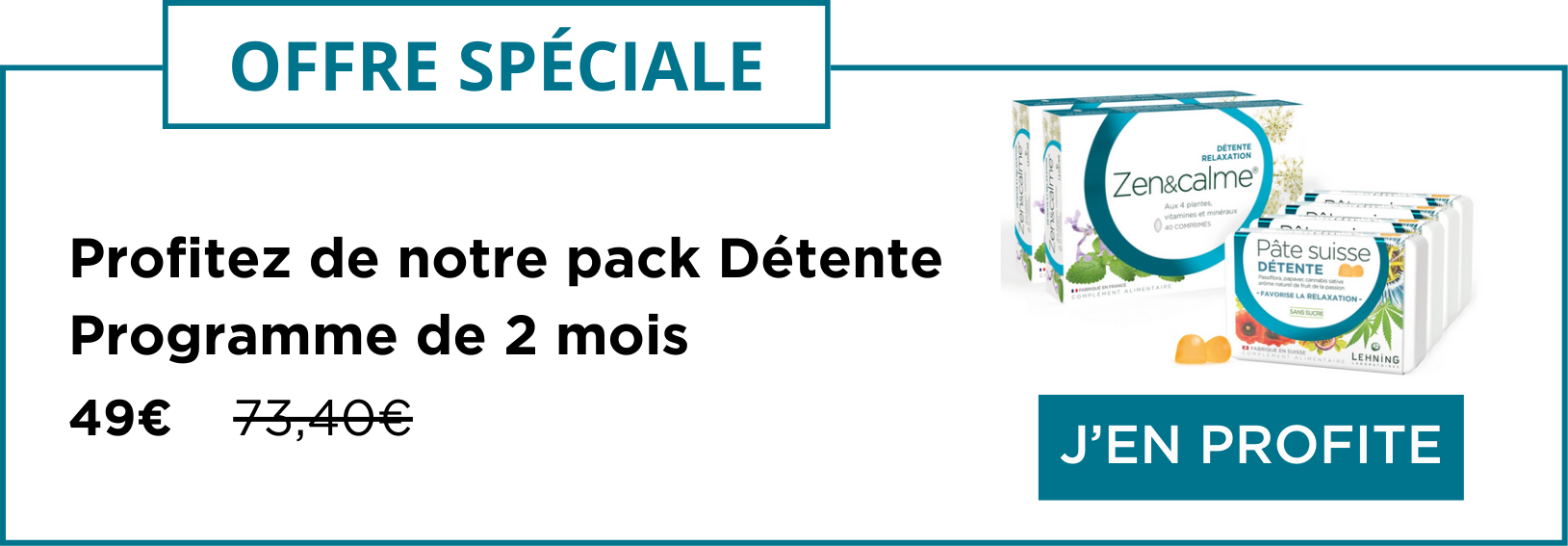 Pack Détente Programme de 2 mois